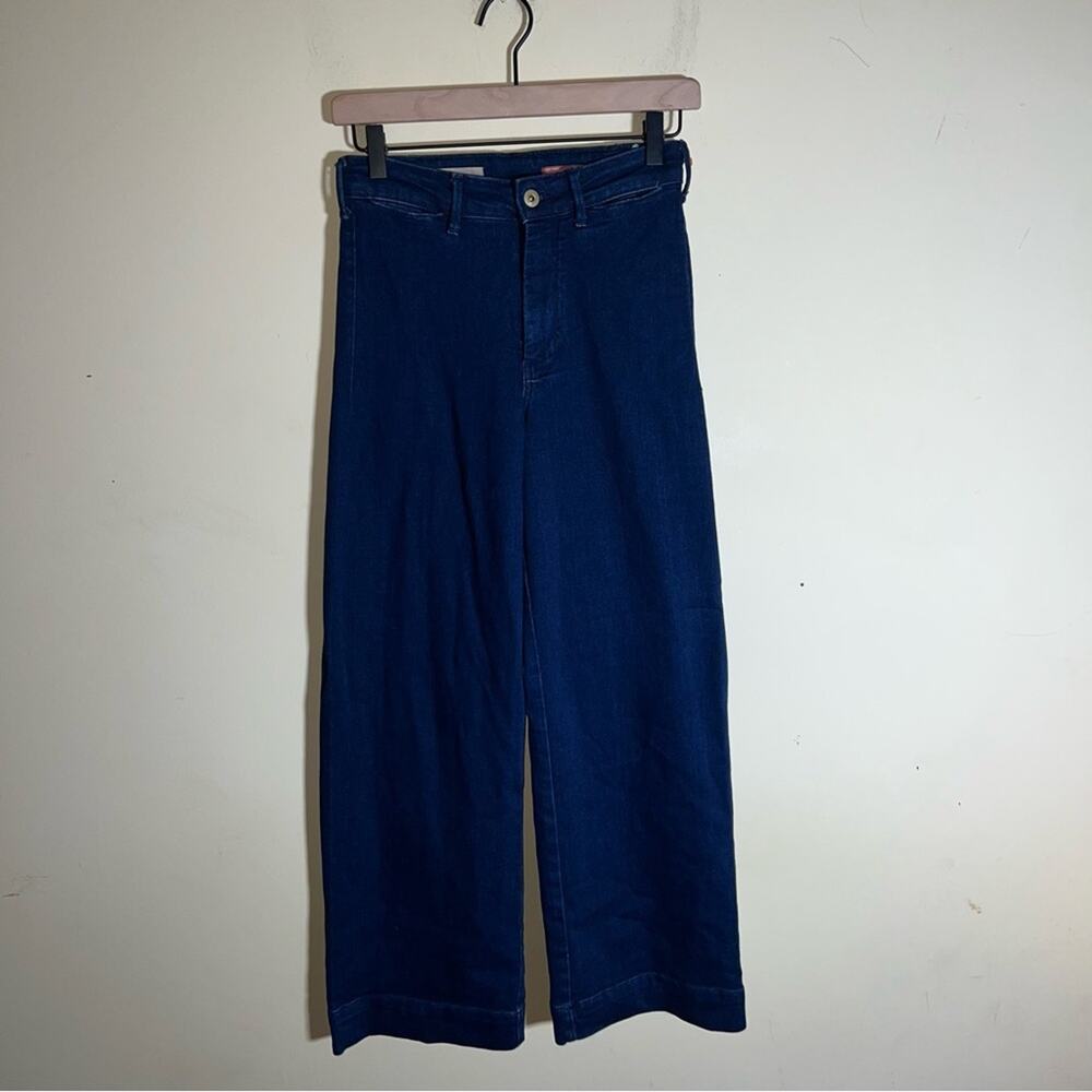 PILCRO The Skipper Women's Interview Outfit Navy Wide-Leg Jeans 25P - Picture 4 of 7